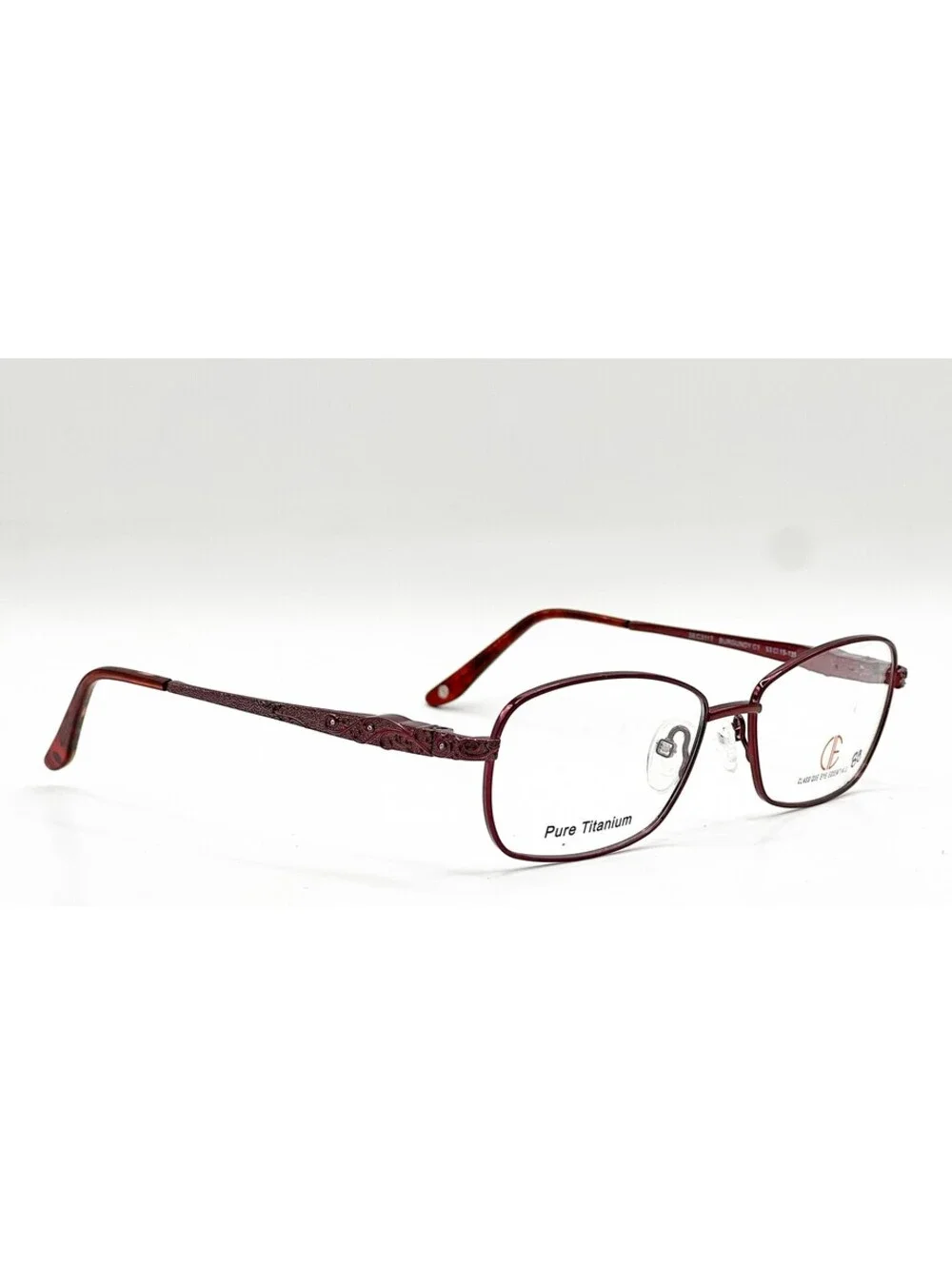 Classique Sec311T Burgundy Authentic Eyeglasses 53-15-135